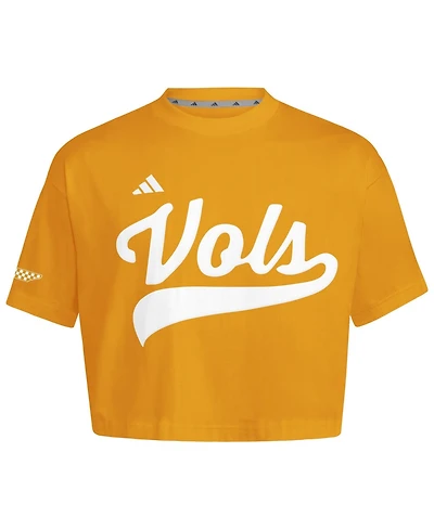 Adidas Women's Tennessee Orange Volunteers Cropped Baseball Fashion Jersey