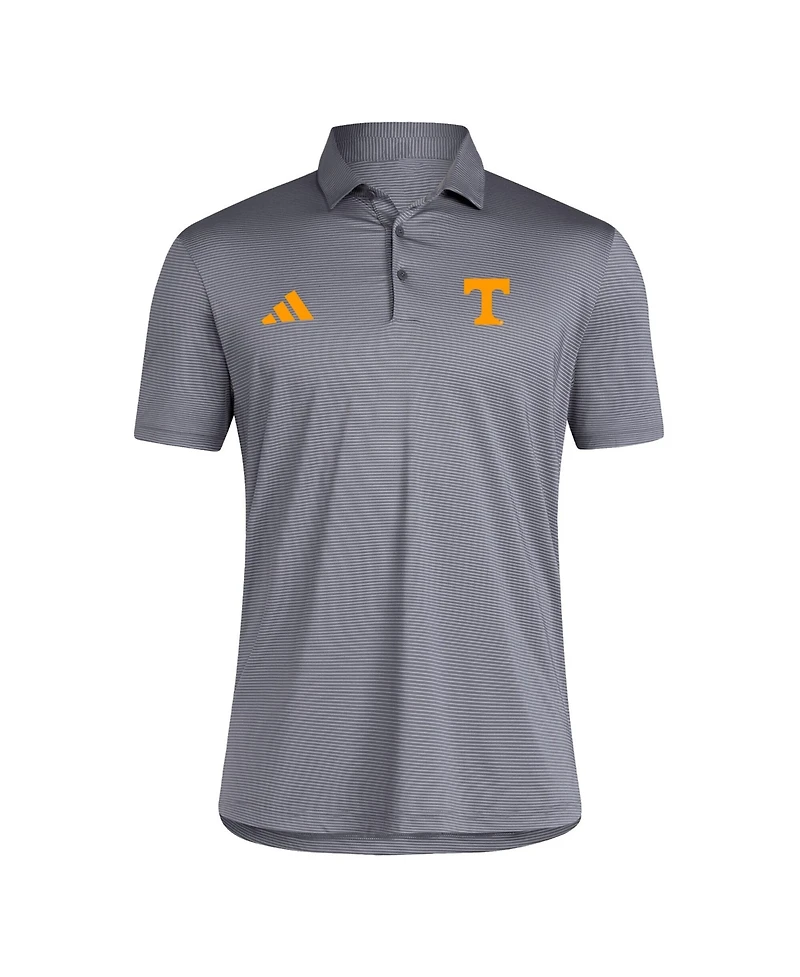 Adidas Men's Gray Tennessee Volunteers Ultimate 365 Stripe Polo Shirt