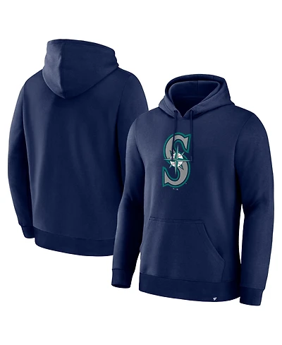 Fanatics Men's Navy Seattle Mariners Primary Logo Legacy Hoodie