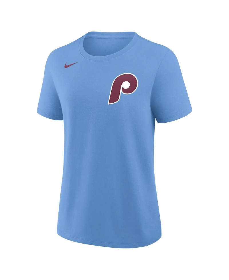 Nike Women's Trea Turner Light Blue Philadelphia Phillies Name & Number T-Shirt