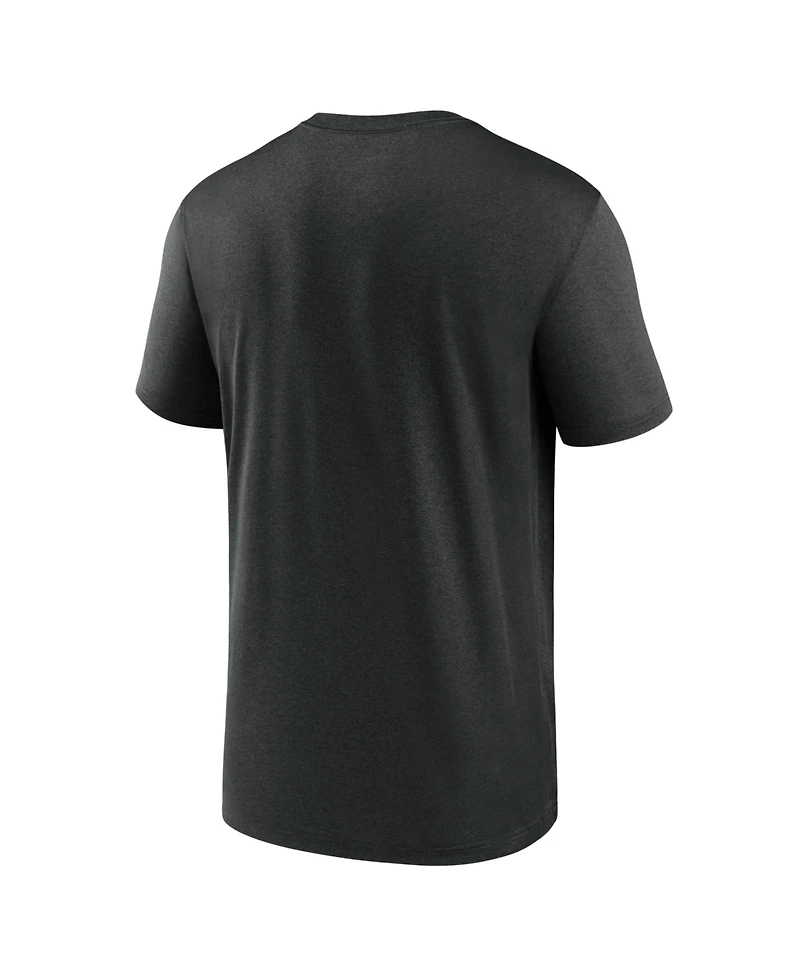 Nike Men's Black Ohio State Buckeyes Primetime Legend Football Icon Dri-fit T-Shirt