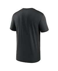 Nike Men's Black Ohio State Buckeyes Primetime Legend Football Icon Dri-fit T-Shirt