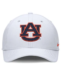Nike Men's White Auburn Tigers Rise Swoosh Dri-fit Flex Hat