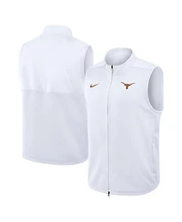 Nike Men's White Texas Longhorns Primetime Victory Therma-fit Full-Zip Vest