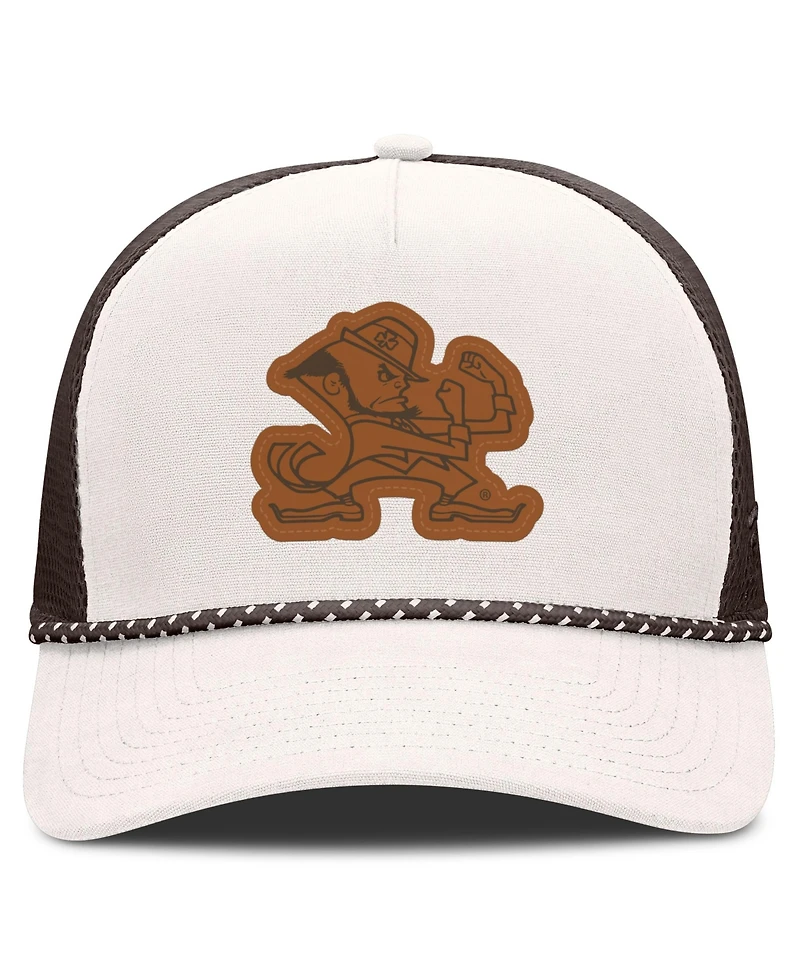Fanatics Men's Natural Notre Dame Fighting Irish Bronco Trucker Adjustable Hat