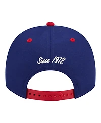 New Era Men's Royal/Red Texas Rangers Arched A-Frame 9FIFTY Adjustable Hat