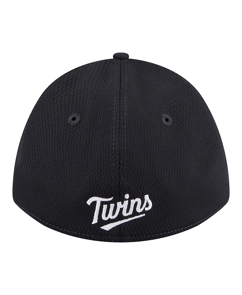New Era Men's Navy Minnesota Twins Dash 39THIRTY Flex Hat