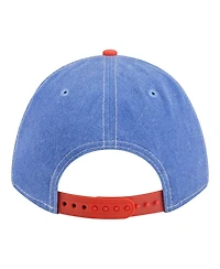 New Era Men's Royal/Orange New York Mets Felt M-Crown 9FORTY Adjustable Hat