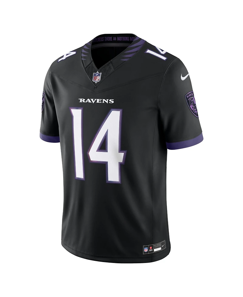 Nike Men's Kyle Hamilton Black Baltimore Ravens Alternate Vapor F.u.s.e. Stitched Limited Jersey