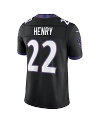 Nike Men's Derrick Henry Black Baltimore Ravens Alternate Vapor F.u.s.e. Stitched Limited Jersey