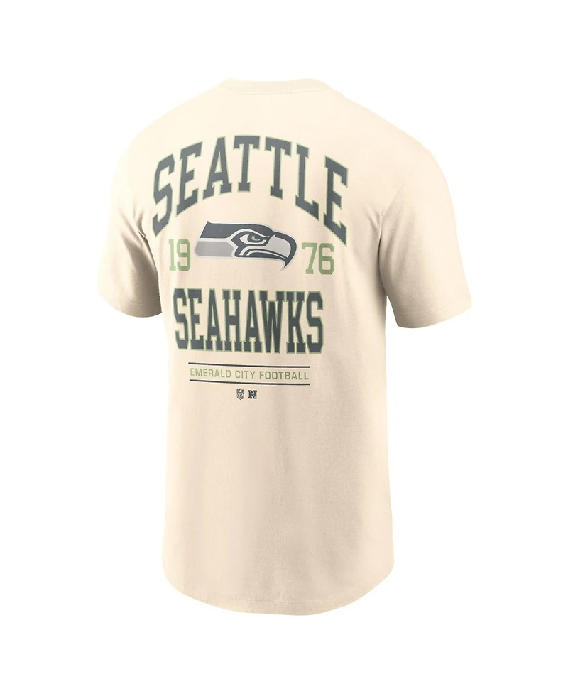 Nike Men's Natural Seattle Seahawks Freestyle Essential T-Shirt