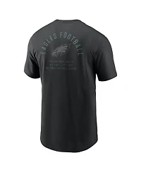 Nike Men's Black Philadelphia Eagles Split Logo T-Shirt