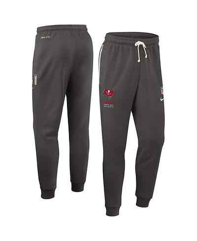 Nike Men's Pewter Tampa Bay Buccaneers Sideline Standard Issue Touchback Kick Dri-fit Taper Pants