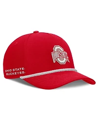 Nike Men's and Women's Scarlet Ohio State Buckeyes Rope Rise Adjustable Hat