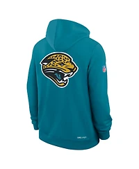 Nike Men's Teal Jacksonville Jaguars Standard Issue Replay Officials Alternate Dri-fit Hoodie