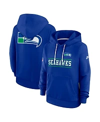 Nike Women's Royal Seattle Seahawks Sideline Standard Issue Alternate Dri-fit Hoodie