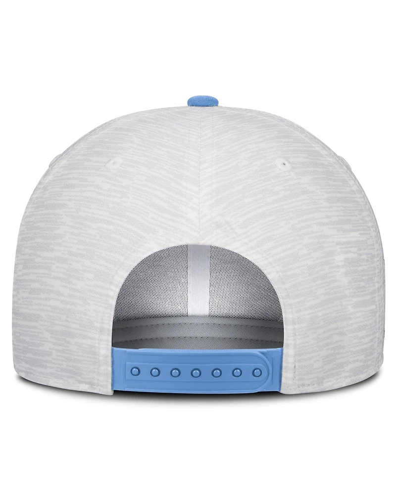 Jordan Men's and Women's White/Carolina Blue North Carolina Tar Heels Primetime Rise Adjustable Hat