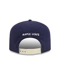 New Era Men's Navy Toronto Maple Leafs Throwback Stanley Cup Champions Side Patch 19TWENTY Adjustable Hat
