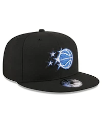 New Era Men's Black Orlando Magic 2026 Nba Draft Crystal 9FIFTY Snapback Hat