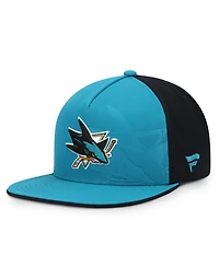 Fanatics Men's Teal/Black San Jose Sharks Snapback Hat