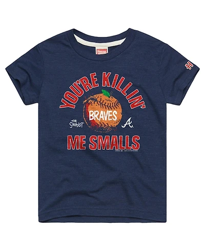 Homage Toddler Navy Atlanta Braves x The Sandlot Tri-Blend T-Shirt