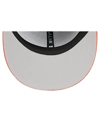 New Era Men's Black/Orange Miami Hurricanes On-Field Baseball Fitted Hat