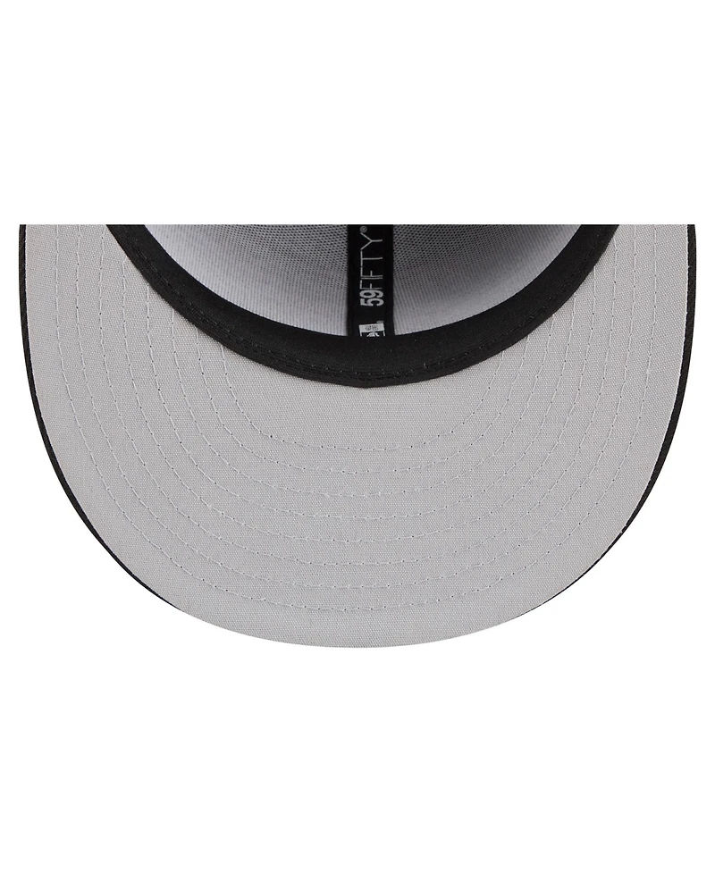 New Era Men's Black Louisville Cardinals On-Field Baseball Fitted Hat
