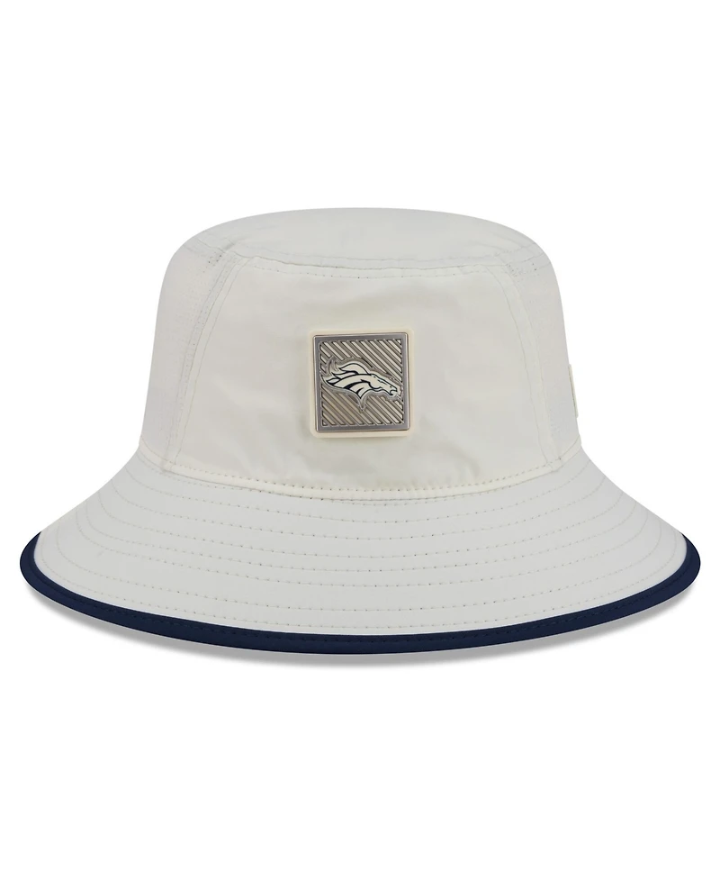New Era Men's Cream Denver Broncos 2026 Nfl Training Camp Sport Bucket Hat