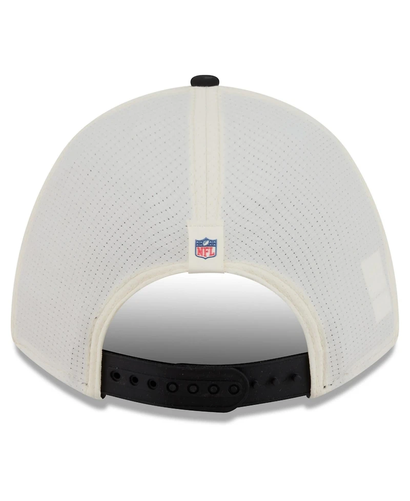 New Era Men's Cream/Black Baltimore Ravens 2026 Nfl Training Camp 9FORTY Adjustable Hat
