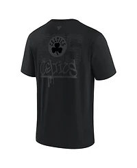 Fanatics Men's Boston Celtics Blackout Heavyweight T-Shirt