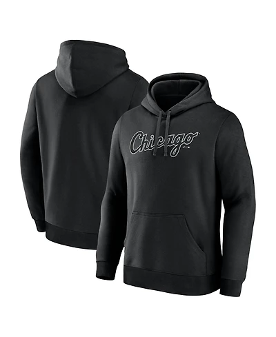 Logo Athletic Men's Black Chicago White Sox Wordmark Hoodie