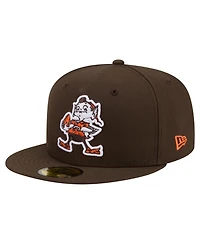 New Era Men's Brown Cleveland Browns 59FIFTY Fitted Hat