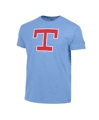 Champion Men's Light Blue Texas Rangers Cooperstown Logo Tri-Blend T-Shirt