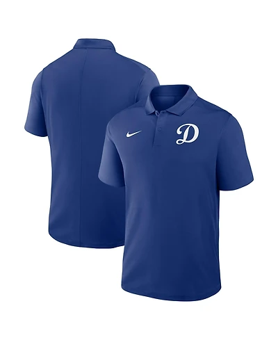 Nike Men's Royal Los Angeles Dodgers Alternate Victory Dri-fit Polo Shirt