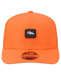 New Era Men's Orange Denver Broncos Micro Badge 9SEVENTY Adjustable Hat