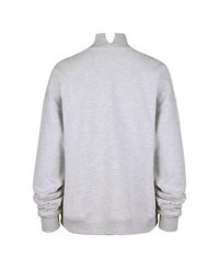 '47 Brand Women's Gray Jacksonville Jaguars Subtle Muse Mock Neck Sweatshirt