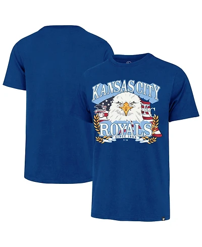 '47 Brand Men's Royal Kansas City Royals Americana Eagle T-Shirt