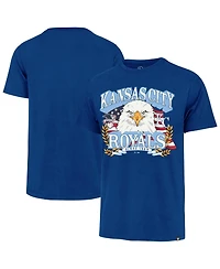 '47 Brand Men's Royal Kansas City Royals Americana Eagle T-Shirt