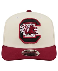 New Era Men's White/Garnet South Carolina Gamecocks America's 250th 9SEVENTY Adjustable Hat