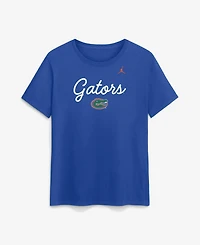 Jordan Women's Royal Florida Gators Script Mantra Logo T-Shirt
