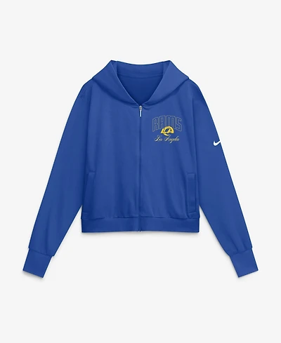 Nike Women's Royal Los Angeles Rams Primetime Full-Zip Hoodie
