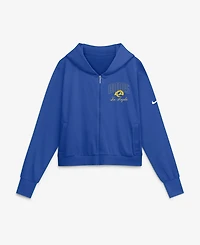 Nike Women's Royal Los Angeles Rams Primetime Full-Zip Hoodie