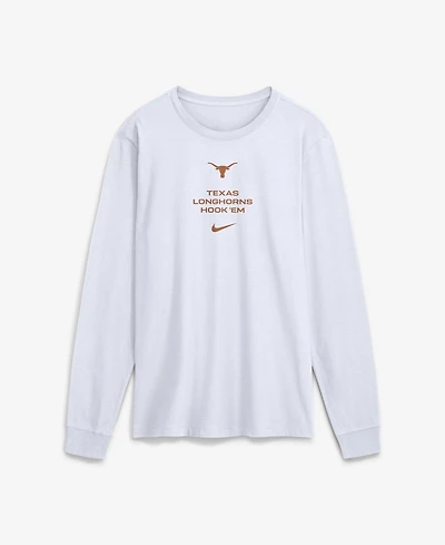 Nike Men's White Texas Longhorns 2026 Sideline Dri-fit Long Sleeve T-Shirt