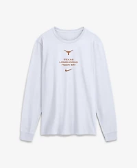 Nike Men's White Texas Longhorns 2026 Sideline Dri-fit Long Sleeve T-Shirt