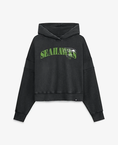 Fanatics Women's Black Seattle Seahawks Counter Run Pullover Hoodie