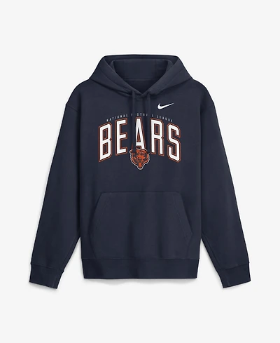 Nike Men's Navy Chicago Bears Expect Victory Club Fleece Pullover Hoodie