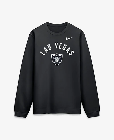 Nike Men's Black Las Vegas Raiders Defensive Leader Club Fleece Pullover Sweatshirt