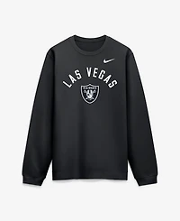 Nike Men's Black Las Vegas Raiders Defensive Leader Club Fleece Pullover Sweatshirt