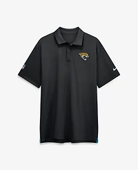 Nike Men's Black Jacksonville Jaguars Sideline Powerful Blocking Dri-fit Tour Polo Shirt