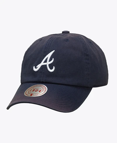 Mitchell & Ness Men's and Women's Navy Atlanta Braves 1904 Soft Wash Adjustable Hat